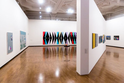 Installation view of 'Premiums: Interim Projects 2015' at the Royal Academy of Arts