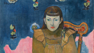 Paul Gauguin, Portrait of a Young Girl (Vaïte ‘Jeanne’ Goupil) (detail)