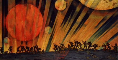 Konstantin Yuon, New Planet (detail)