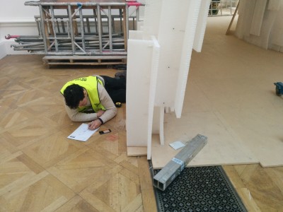 Building Kéré Architecture's installation