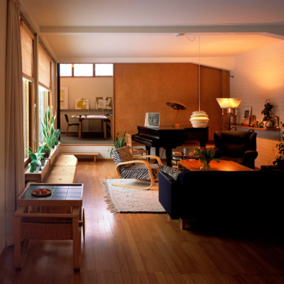 Interior of the Aalto House in Munkkiniemi, Helsinki
