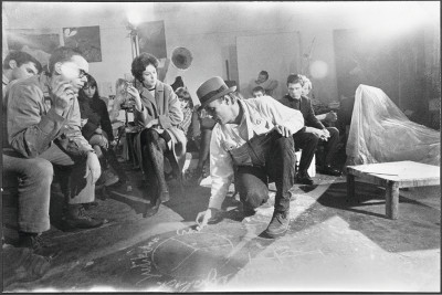 Joseph Beuys, teaching at the Kunstakademie, Düsseldorf, 1967