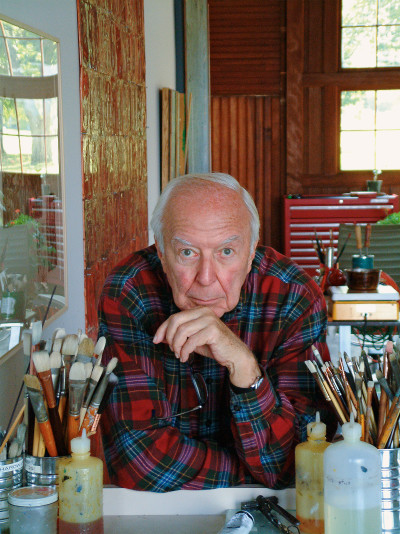 Jasper Johns photographed by John Lund