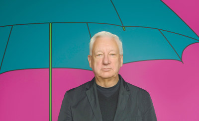 Michael Craig-Martin in his studio, 2014