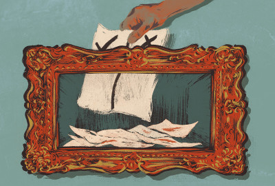 Art and politics illustration