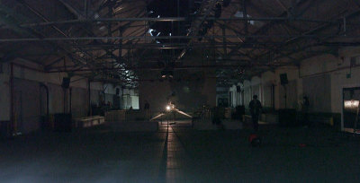 Brewer Street Car Park, site of 'The ADA Project' by Conrad Shawcross RA and The Vinyl Factory