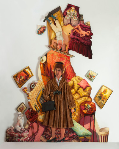 Anthony Green RA, The Fur Coat: 'Hazana'