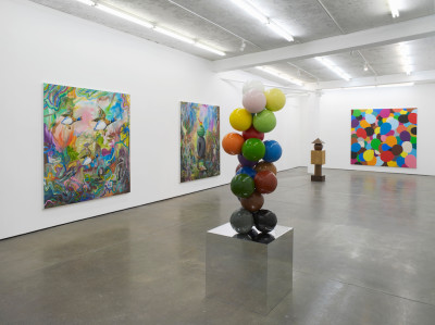Installation view of Djordje Ozbolt at Herald St London