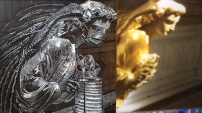 Anne Desmet RA: engraving angels