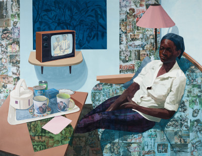 Njideka Akunyili Crosby, Super Blue Omo