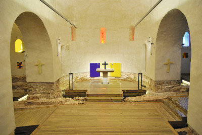 Sean Scully RA’s work at the chapel of St Cecillia at Montserrat Monastery, near Barcelona