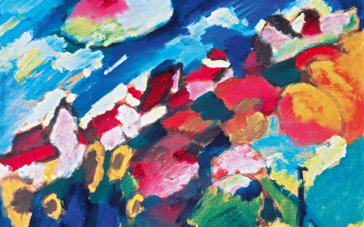 Wassily Kandinsky, Murnau The Garden II (detail)