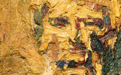 Frank Auerbach, Head of E.O.W II (detail)