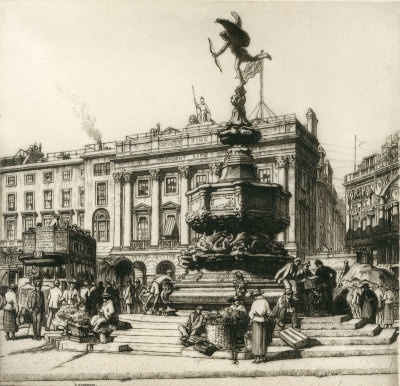 Stanley Anderson RA, Piccadilly Circus