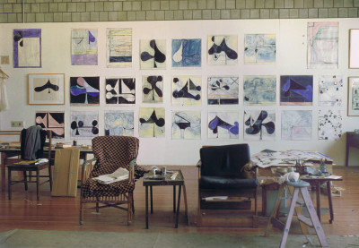 Ocean Park studio, Santa Monica, California, 1981