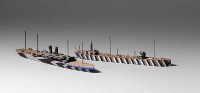 , Model of a World War I Dazzle Camouflage Ship