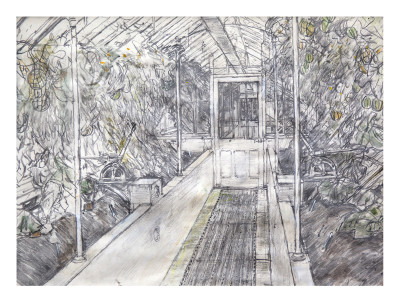 Olwyn Bowey RA, The Melon House, West Dean