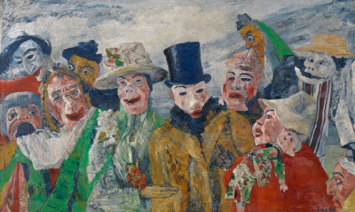 James Ensor, The Intrigue (detail)