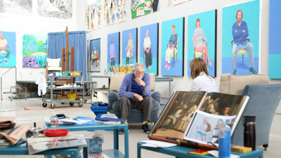 Edith Devaney talks to David Hockney RA in his LA studio