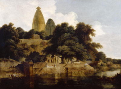 Thomas Daniell RA, Hindoo Temples at Bindrabund, East Indies
