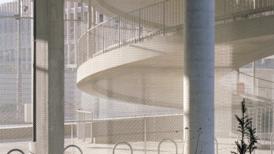 Student residence and reversible car park by Bruther Architects, Palaiseau, France