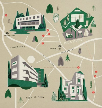 Hampstead Map, Mike Lemanski