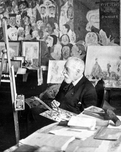 James Ensor in his studio, c. 1935