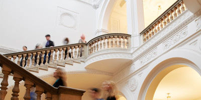 Inside Burlington Gardens at the Royal Academy, 2018