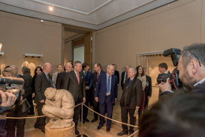 The opening of the exhibition 'Francis Bacon and the Art of the Past' at the Hermitage