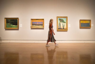 Installation view of the ‘Félix Vallotton: Painter of Disquiet’ exhibition at the Royal Academy of Arts, London (30 June - 29 September 2019).