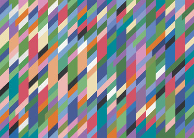Bridget Riley, High Sky