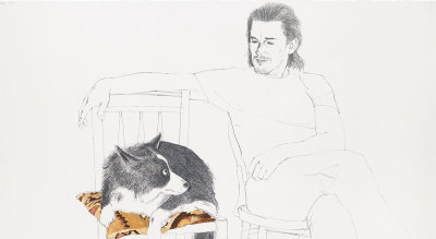 David Remfry RA, Ethan Hawke and Nina