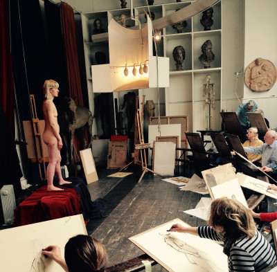 Life-drawing during RA Friends Week