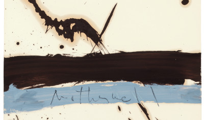 Robert Motherwell (detail), Beside the Sea, No.3