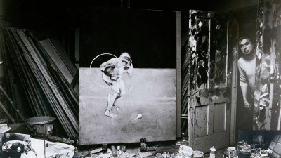 Peter Beard, The Last Man on Earth, Francis Bacon at 7 Reece Mews (detail)