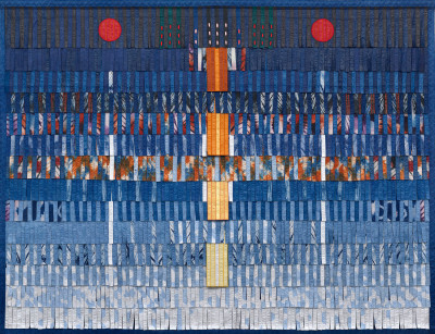 Abdoulaye Konaté, Composition bleue (2 points rouges)