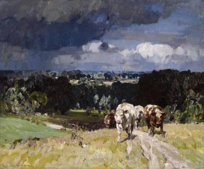 Sir John Arnesby Brown RA, The Raincloud