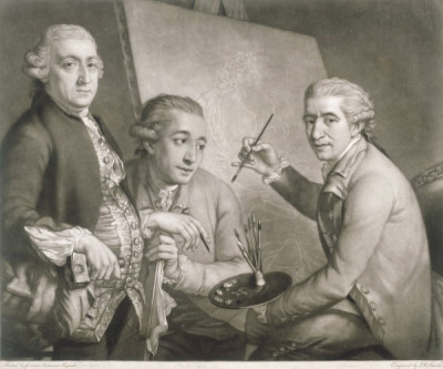 John Raphael Smith after John Francis Rigaud RA, Agostino Carlini, Francesco Bartolozzi and Giovanni Battista Cipriani