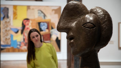Installation view of the ‘Picasso and Paper’ exhibition at the Royal Academy of Arts, London (25 January – 13 April 2020)