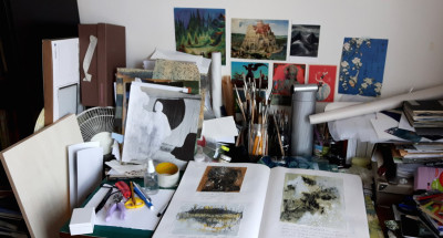 Inside the studio of Michelle Dow, an artist exhibiting in the Summer Exhibition 2017