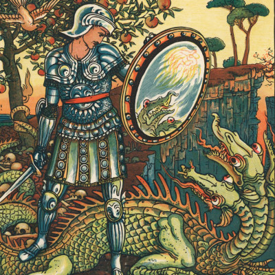 Walter Crane, Prince Cheri (detail)