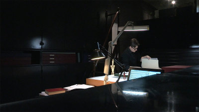 The Royal Academy's Digitisation Coordinator, Liz Dewar