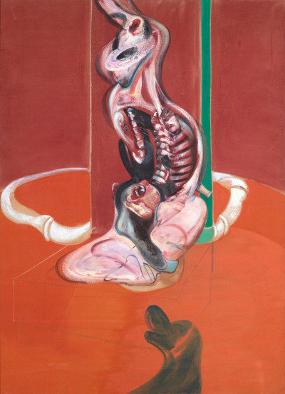 Francis Bacon, Three Studies for a Crucifixion (third panel from the triptych)