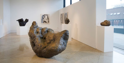 Installation view of 'William Tucker RA: Unearthing the Figure' at Pangolin London