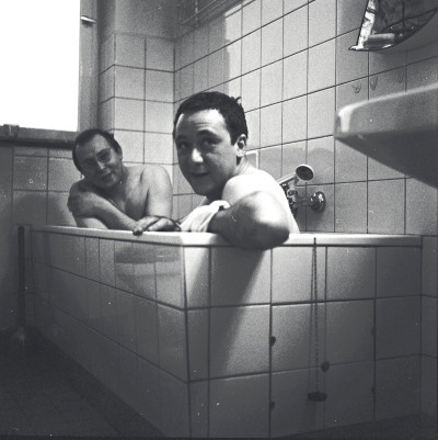 , Sigmar Polke and Gerhard Richter - In the bathtub