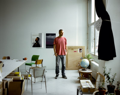 Wolfgang Tillmans in his studio, 2017