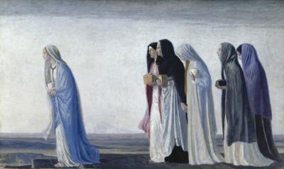 Robert Anning Bell RA , The Women Going to the Sepulchre