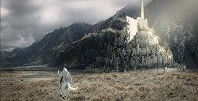 Minas Tirith, film still from 'The Lord of the Rings: The Return of the King' by Peter Jackson