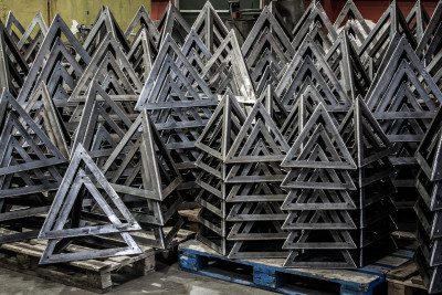 Conrad Shawcross RA, pieces for 'The Dappled Light of the Sun', 2015