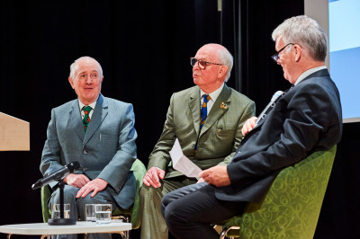 Gilbert & George speaking at Wolverhampton School of Art
